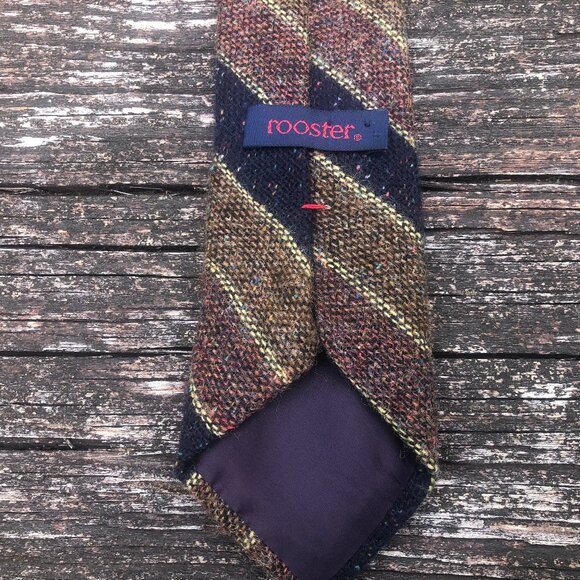Rooster Rich's Store for Men Wool Necktie Tie - Picture 2 of 7